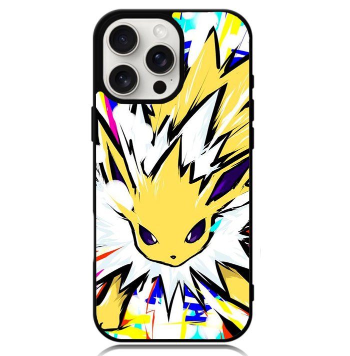 Pokemon Eevee Jolteon Case iPhone 16 Pro BC2022