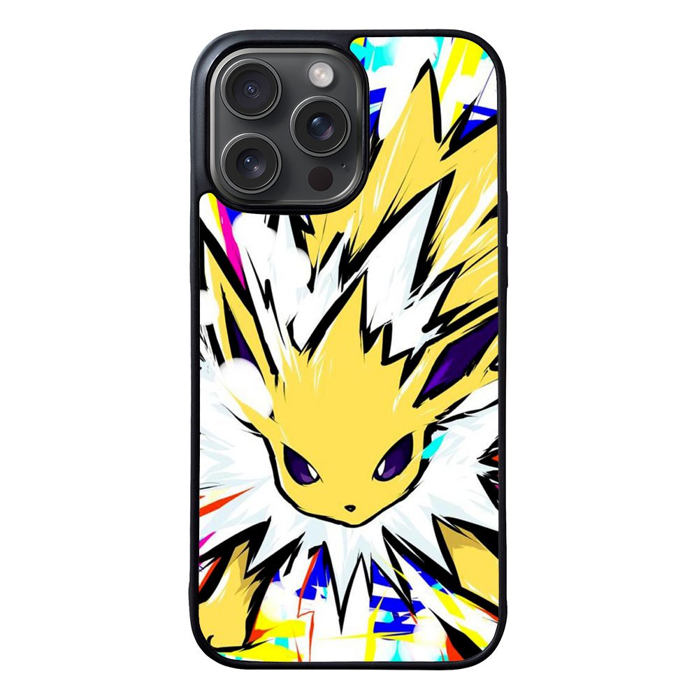 Pokemon Eevee Jolteon Case iPhone 15 Pro Max BC2022