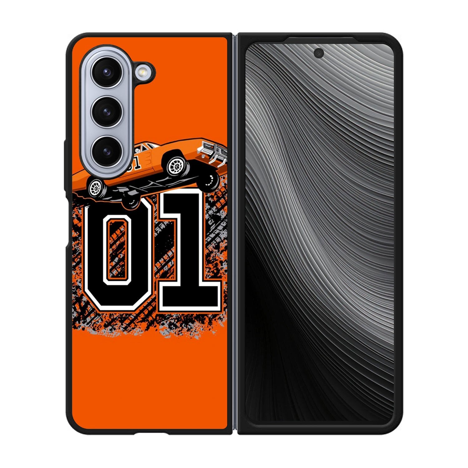 General Lee 01 Dukes Of Hazzard Case Samsung Galaxy z Fold 5 5G BC2221