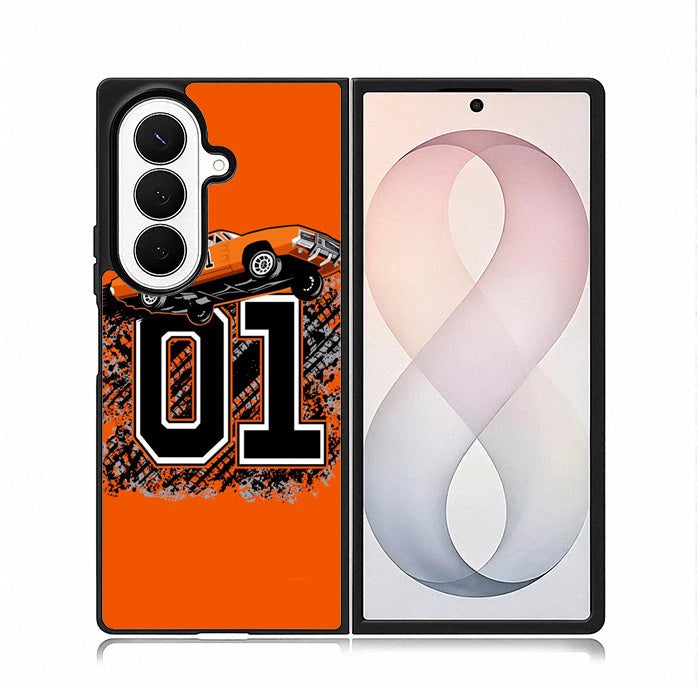 General Lee 01 Dukes Of Hazzard Samsung Galaxy Z Fold 8 Ultra Case BC2221