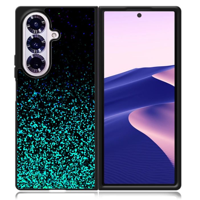 Mint Sparkle Samsung Galaxy Z Fold 7 5G Case BC2068