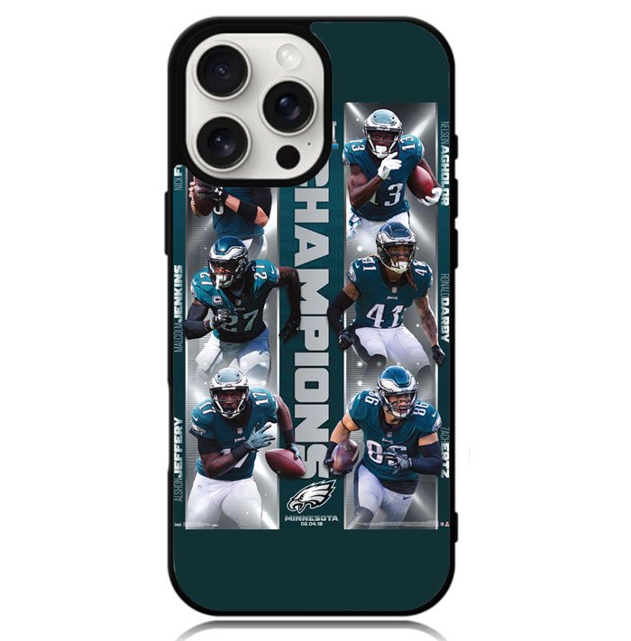 Philadelphia Eagles Super Bowl Case iPhone 16 Pro BC2112