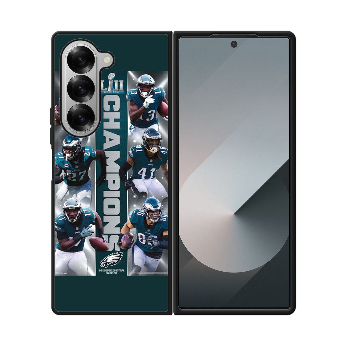 Philadelphia Eagles Super Bowl Case Samsung Galaxy Z Fold 6 5G BC2112