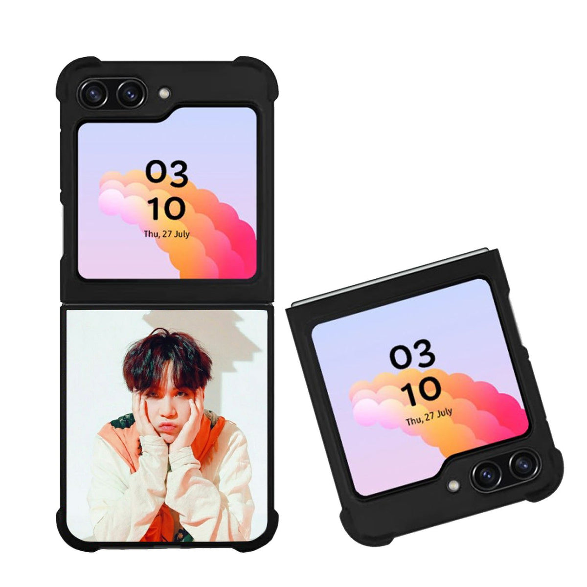 BTS Suga Wallpaper Case Samsung Galaxy Z Flip 5 5G BC2268