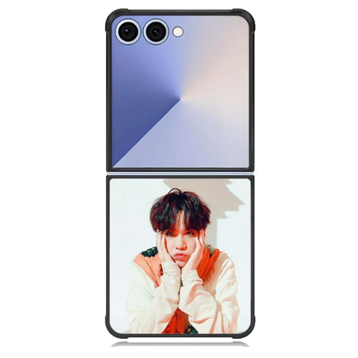 BTS Suga Wallpaper Samsung Galaxy Z Flip 7 Case BC2268