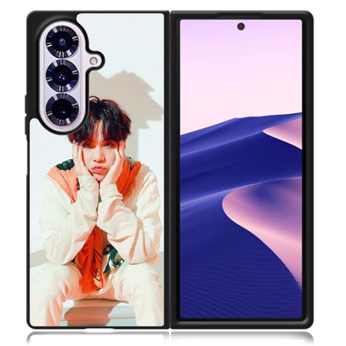 BTS Suga Wallpaper Samsung Galaxy Z Fold 7 5G Case BC2268