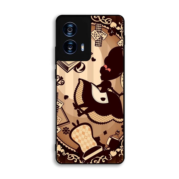 Alice in Wonderland Brown Motorola Moto G Power 5G 2024 Case FE1375