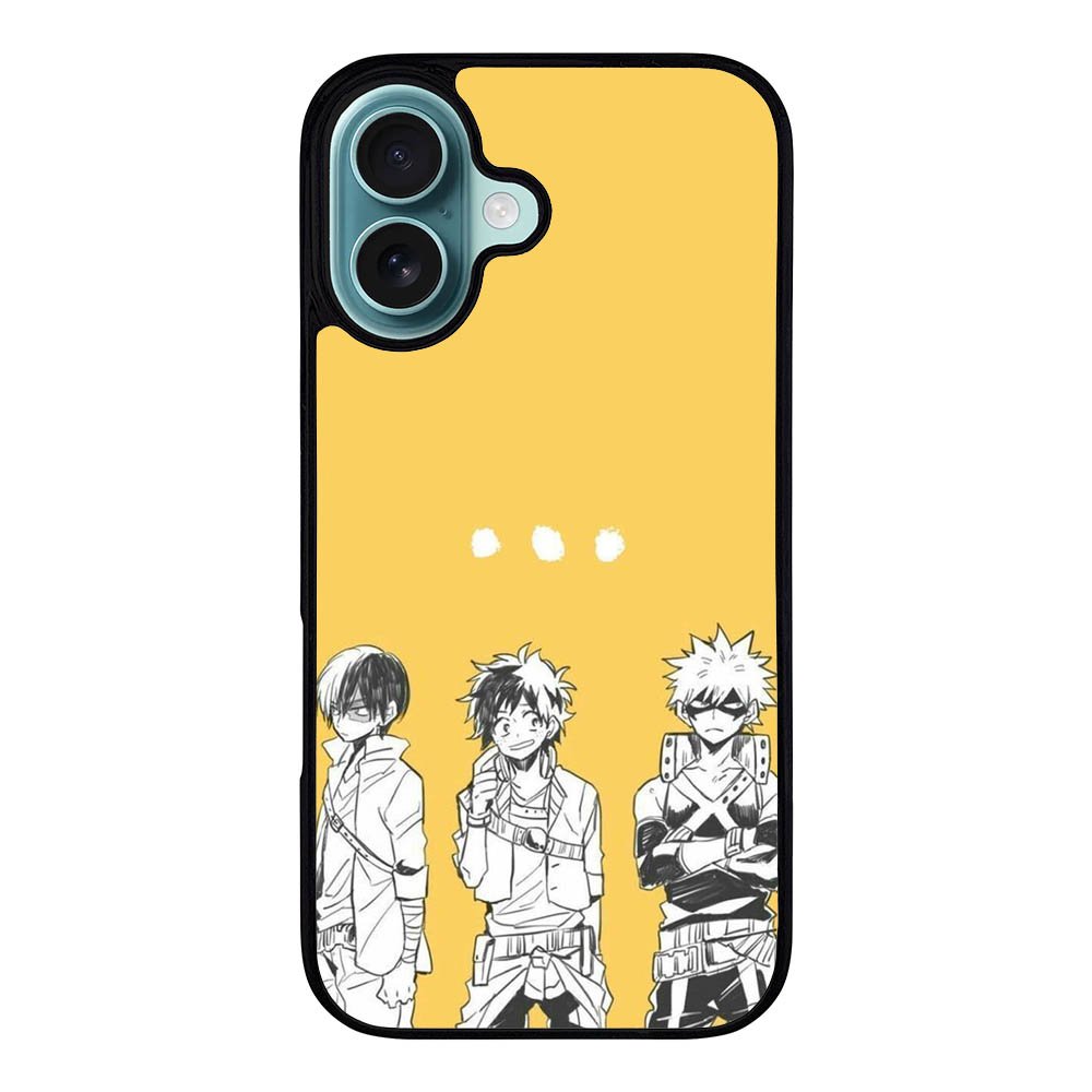 Trio Boku no Hero Academia Case iPhone 16 Plus BC1986
