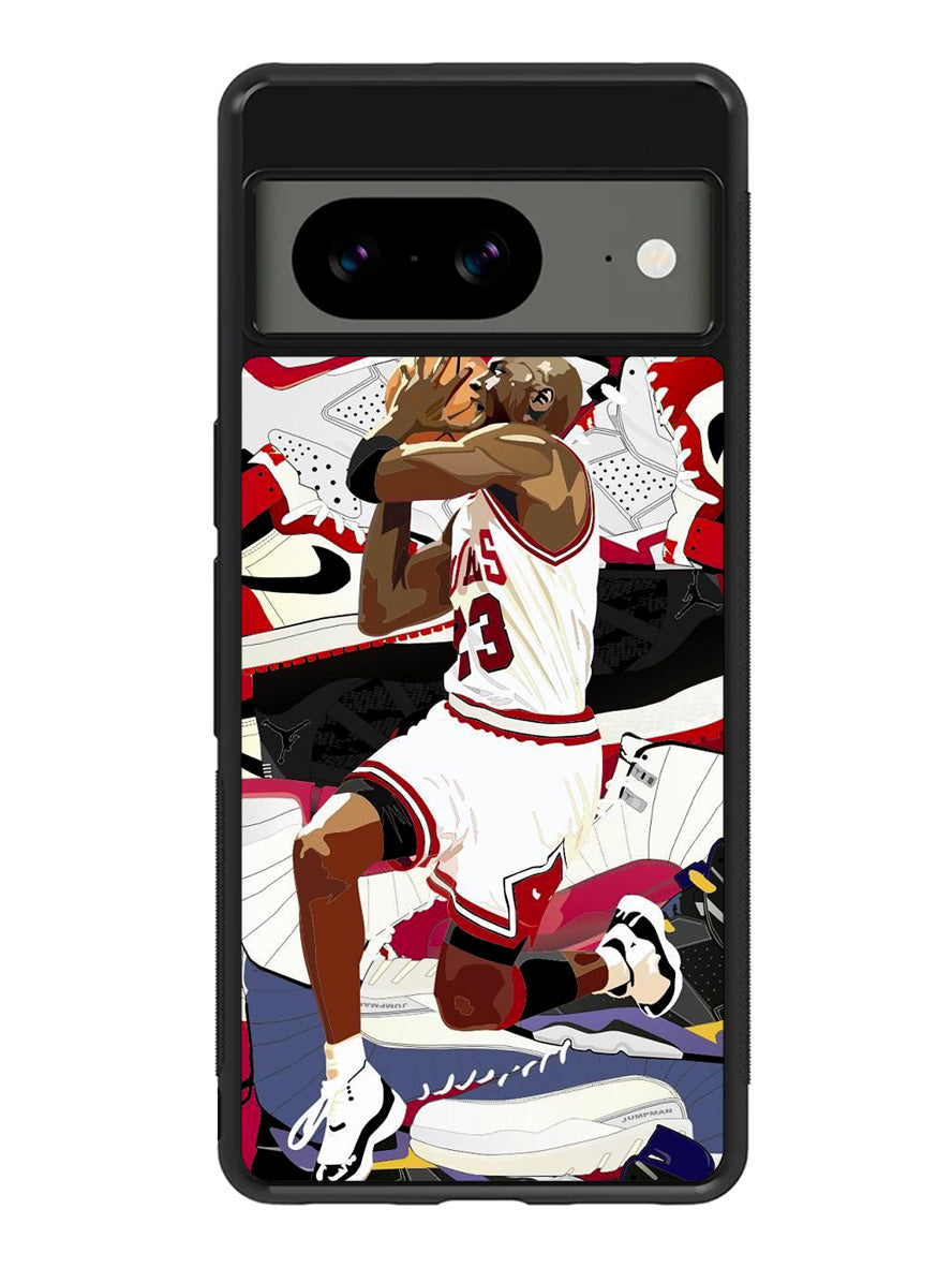 Michael Jordan 23 Google Pixel 8a Case