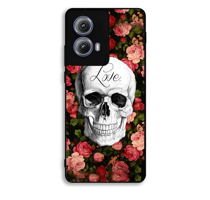 Rose Skull Motorola Moto Edge 2024 Case FE2677
