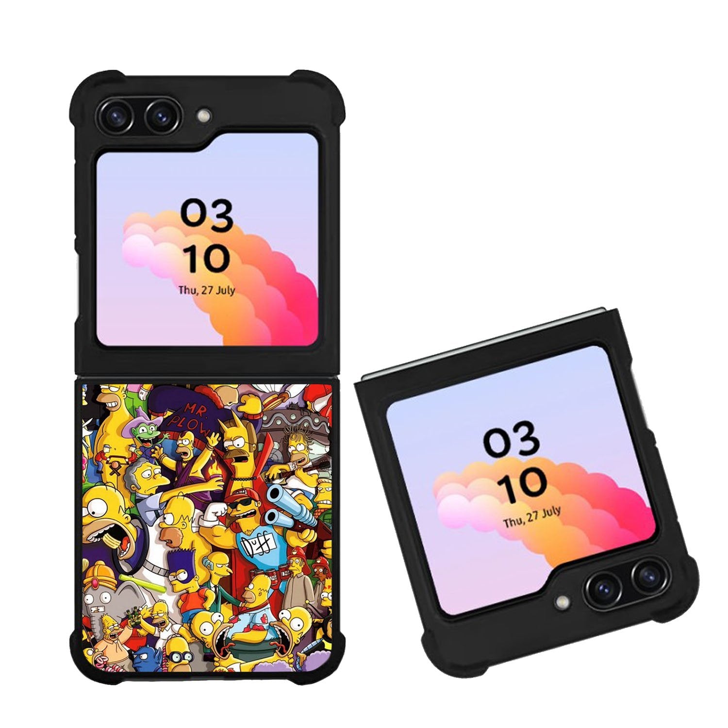 The Simpsons Collage Case Samsung Galaxy Z Flip 5 5G BC2010
