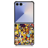 The Simpsons Collage Samsung Galaxy Z Flip 7 Case BC2010