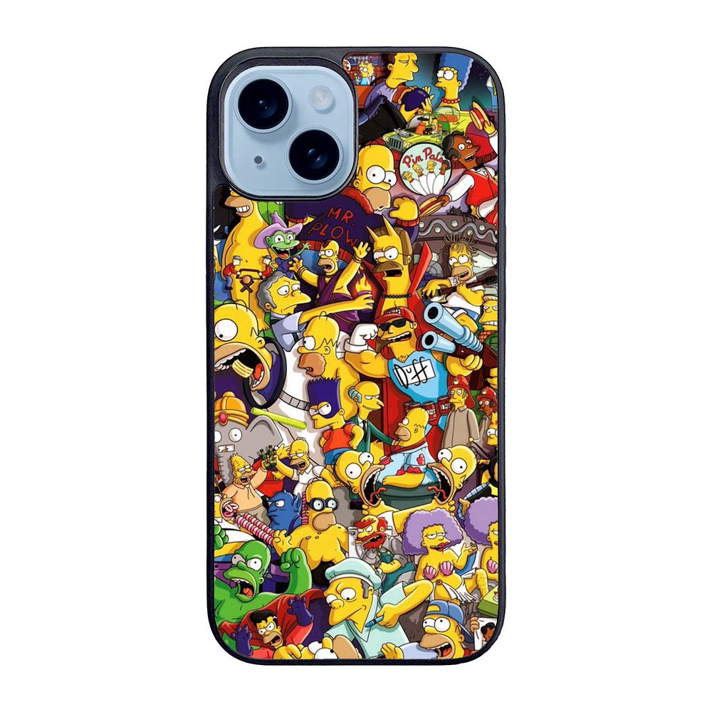 The Simpsons Collage Case iPhone 15 Plus BC2010