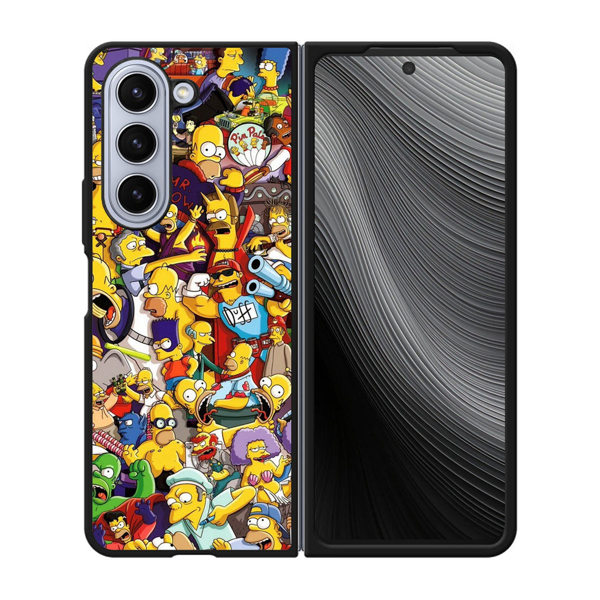 The Simpsons Collage Case Samsung Galaxy z Fold 5 5G BC2010