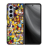 The Simpsons Collage Case Samsung Galaxy z Fold 5 5G BC2010