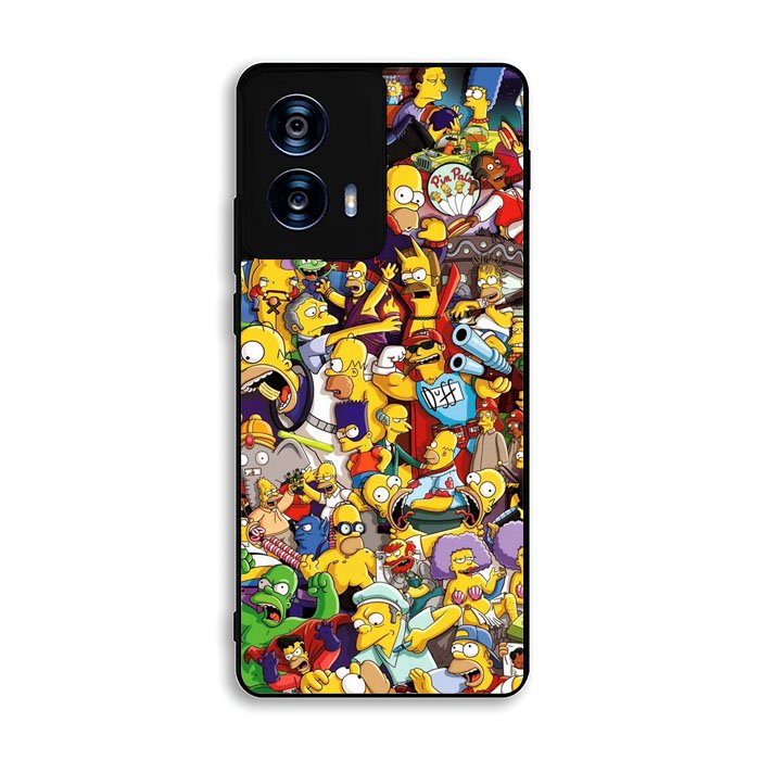The Simpsons Collage Motorola Moto G Power 5G 2024 Case BC2010