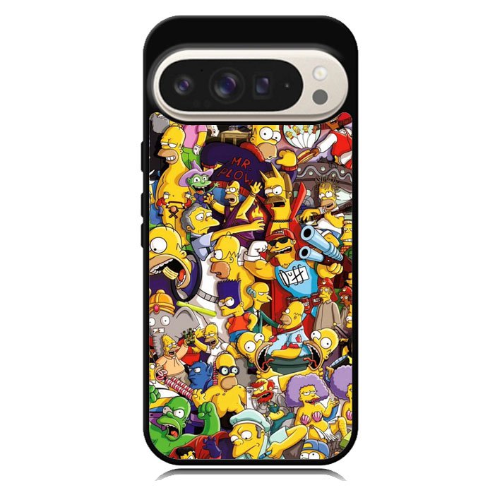 The Simpsons Collage Google Pixel 10 Pro XL Case BC2010