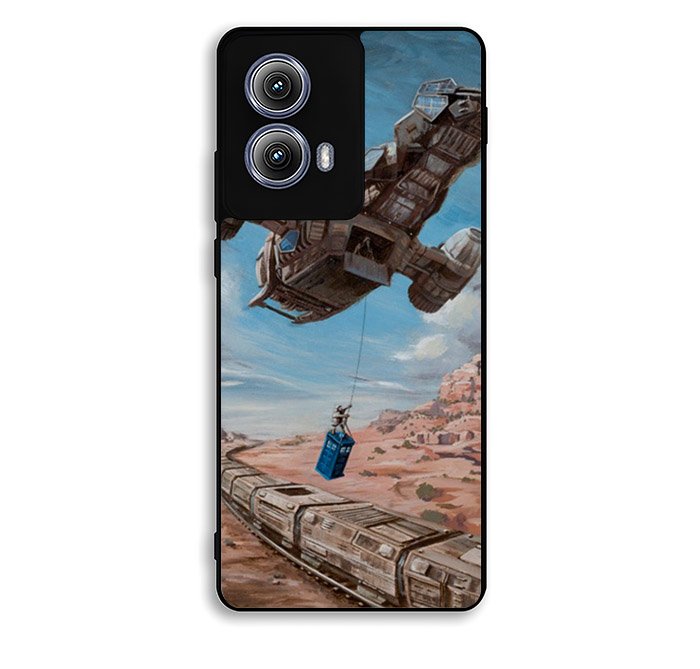 Time Job Firefly Tardis Doctor Who Motorola Moto Edge 2024 Case FE5605