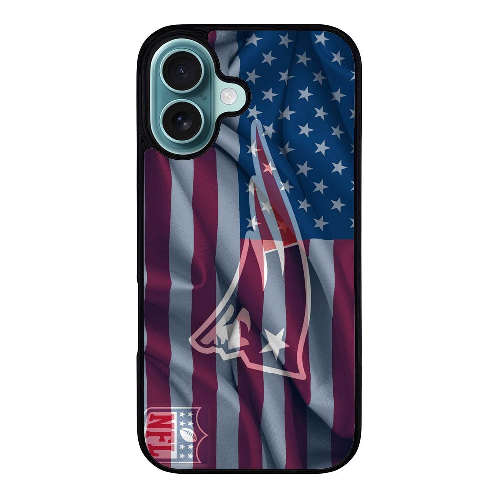 New England Patriots American Logo Case iPhone 16 Plus BC2082