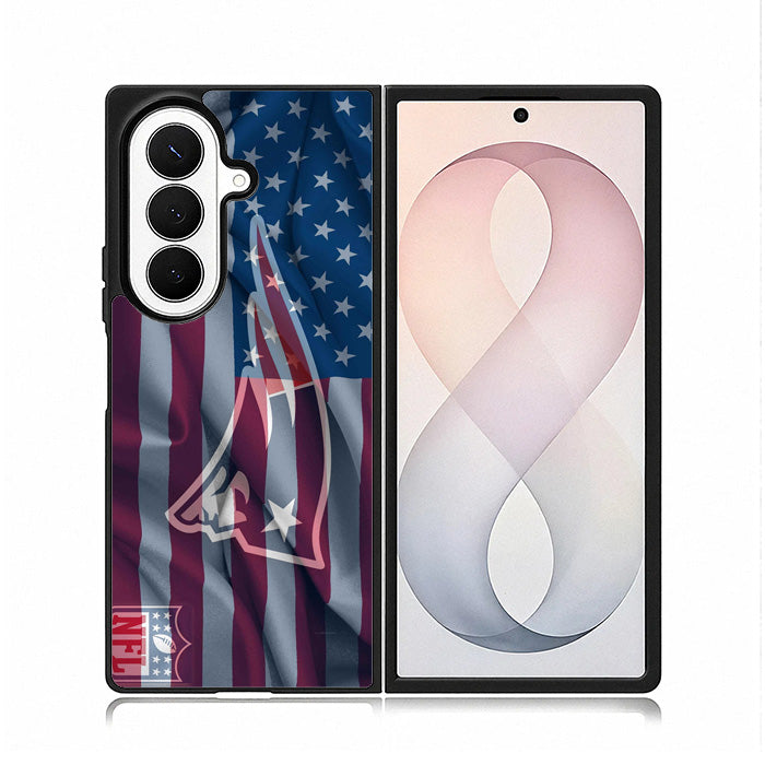 New England Patriots American Logo Samsung Galaxy Z Fold 8 Ultra Case BC2082