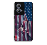 New England Patriots American Logo Motorola Moto Edge 2024 Case BC2082
