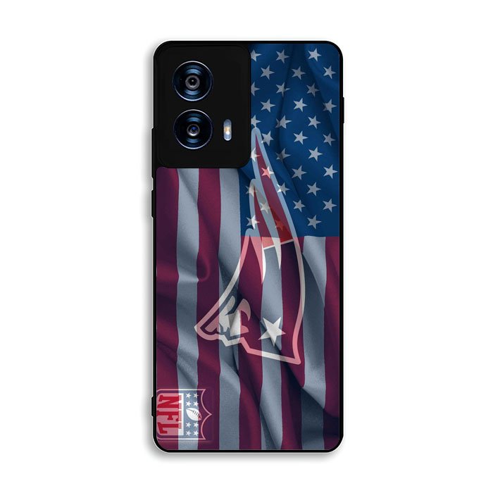 New England Patriots American Logo Motorola Moto G Power 5G 2024 Case BC2082