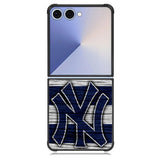 New York yankees wood Logo Samsung Galaxy Z Flip 7 Case BC2087