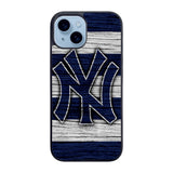 New York yankees wood Logo Case iPhone 15 Plus BC2087