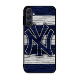 New York yankees wood Logo Samsung Galaxy A25 5G Case BC2087