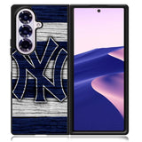 New York yankees wood Logo Samsung Galaxy Z Fold 7 5G Case BC2087