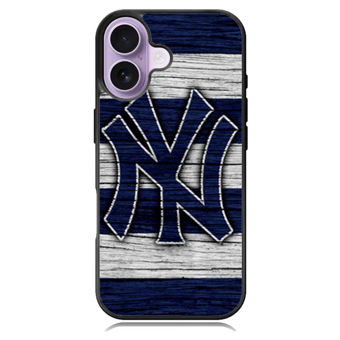 New York yankees wood Logo iPhone 17 Case BC2087