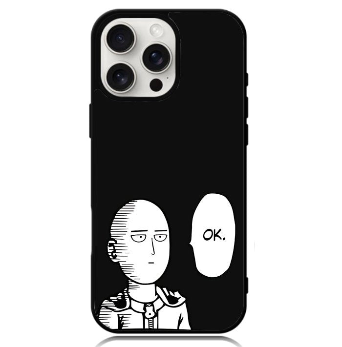 One Punch Man Saitama Case iPhone 16 Pro BC2101