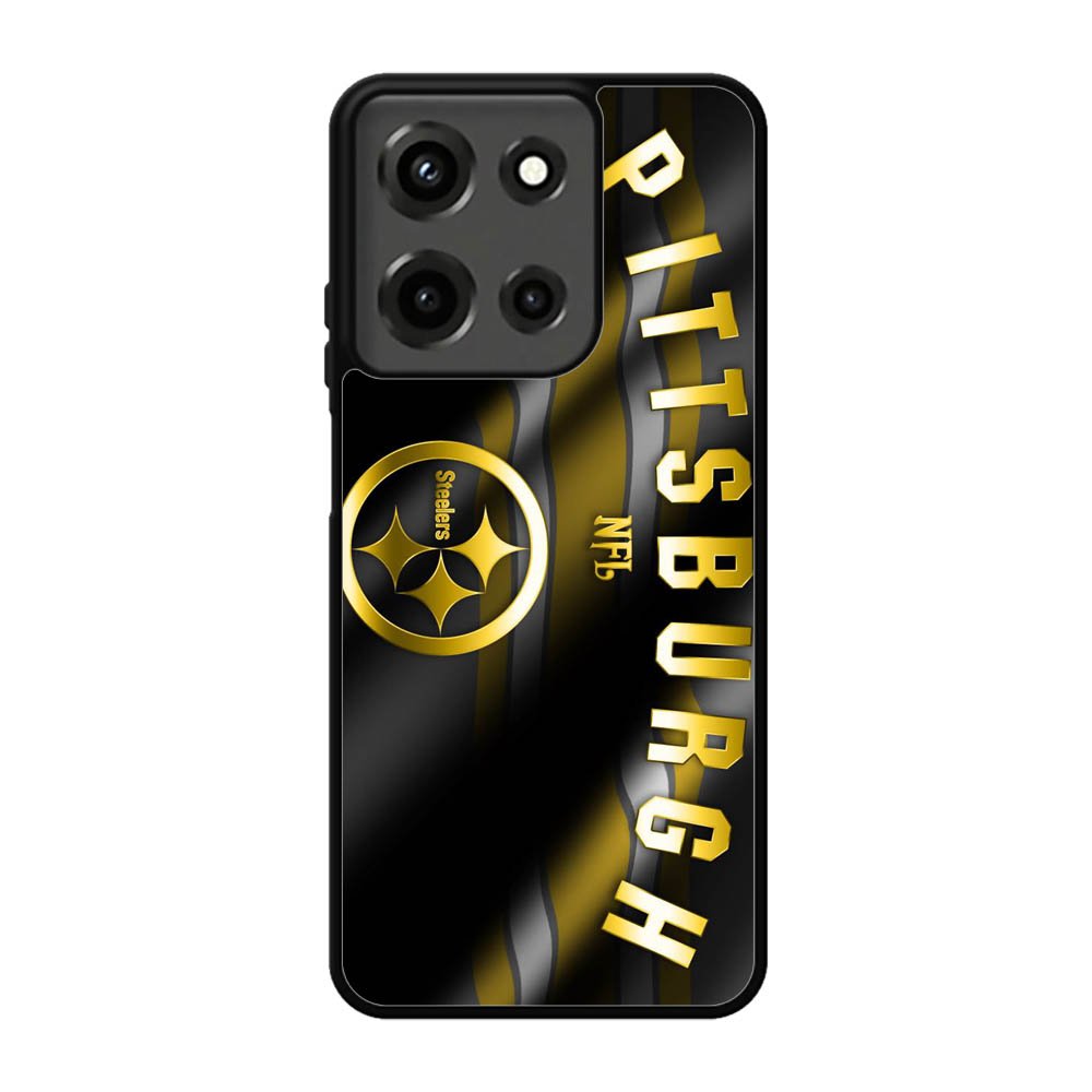 Pittsburgh NFL Gold Motorola Moto G 5G 2025 Case BC2018