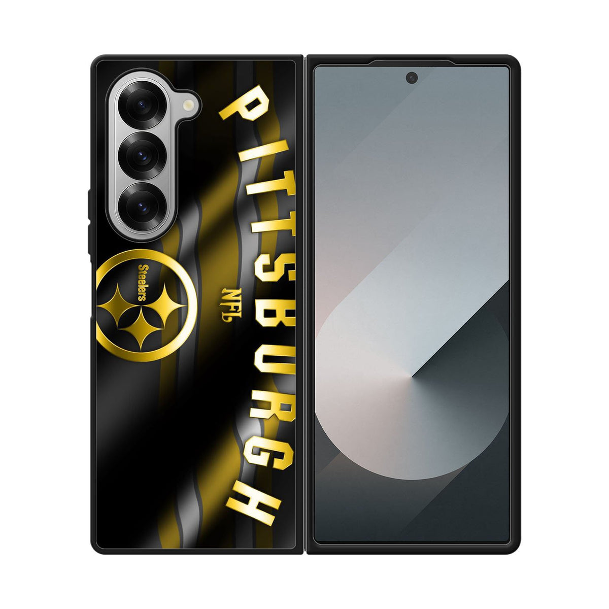 Pittsburgh NFL Gold Case Samsung Galaxy Z Fold 6 5G BC2018