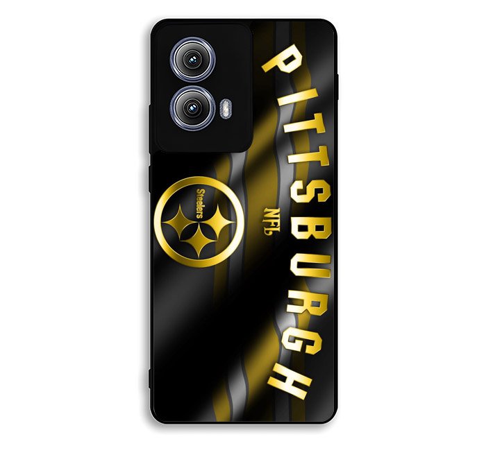 Pittsburgh NFL Gold Motorola Moto Edge 2024 Case BC2018
