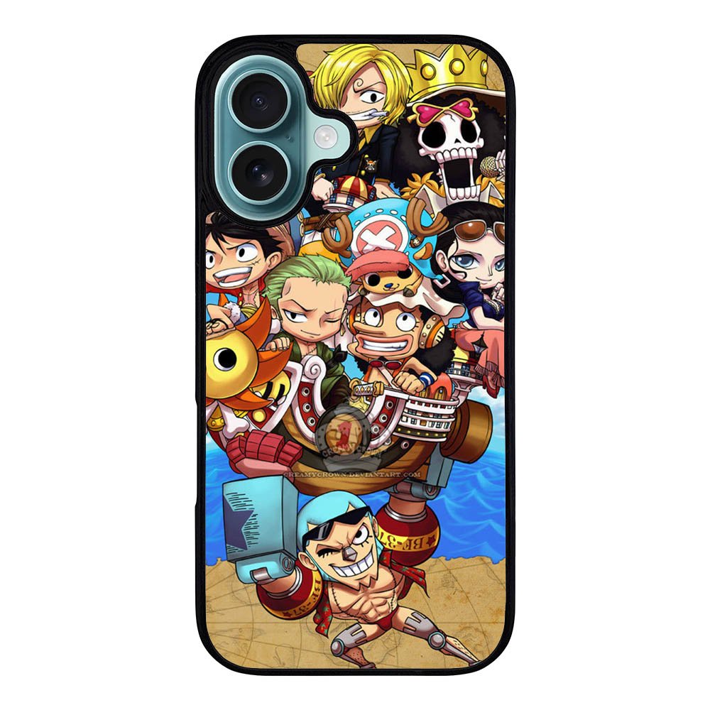 One Piece Around The World Case iPhone 16 Plus BC2098