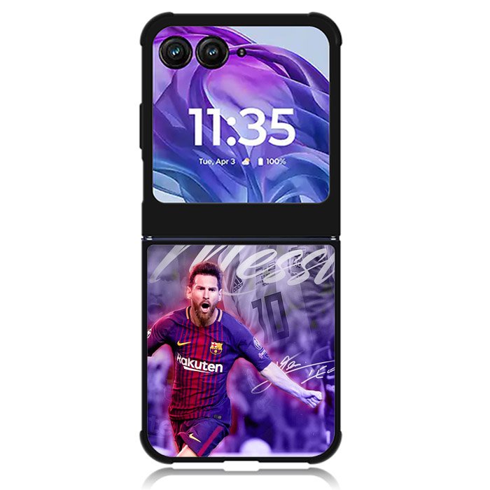 Lionel Messi Barcelona Motorola Moto Razr 2024 , Moto Razr 50 Case