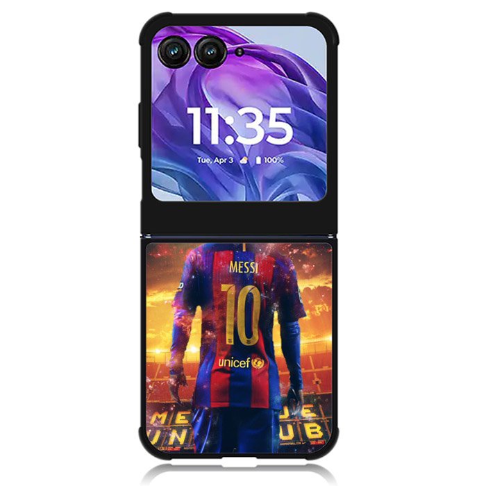 Lionel Messi Camp Nou Motorola Moto Razr 2024 , Moto Razr 50 Case
