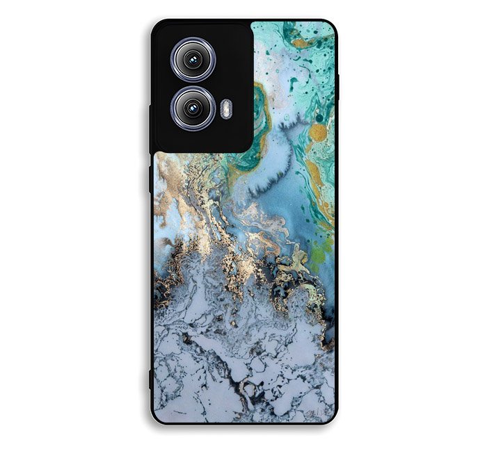 Marble Blue Motorola Moto Edge 2024 Case FE5428