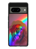 Dog Rainbow Light Google Pixel 8a Case