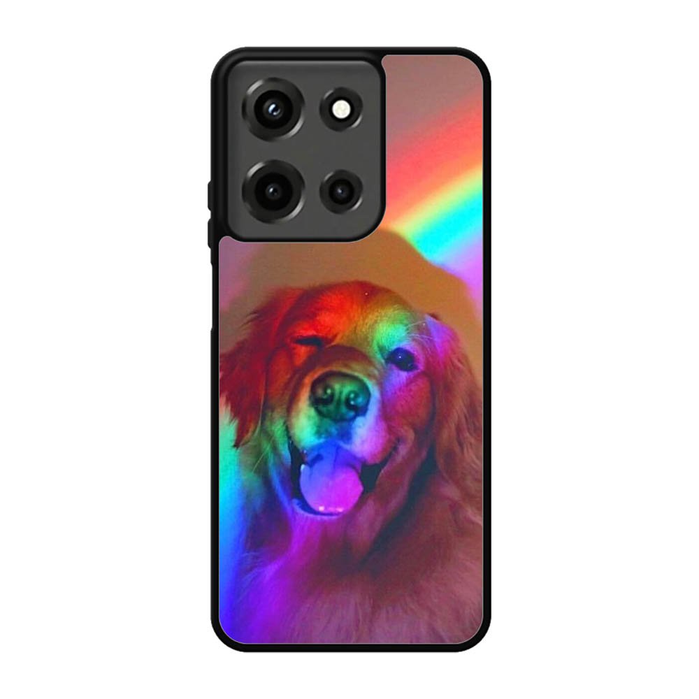 Dog Rainbow Light Motorola Moto G 5G 2025 Case FE7370