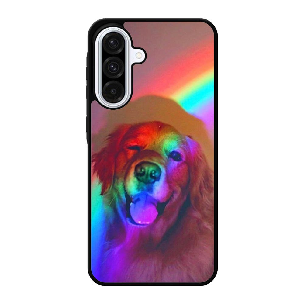 Dog Rainbow Light Samsung Galaxy A56 Case FE2872