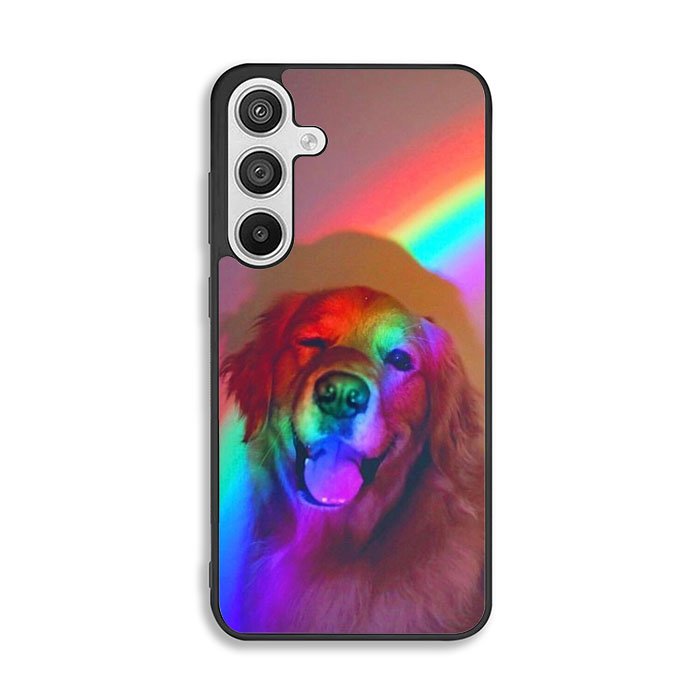 Dog Rainbow Light Samsung Galaxy A26 Case FE2872