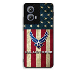 Us Air Force Military Usa Flag Motorola Moto Edge 2024 Case FE2327