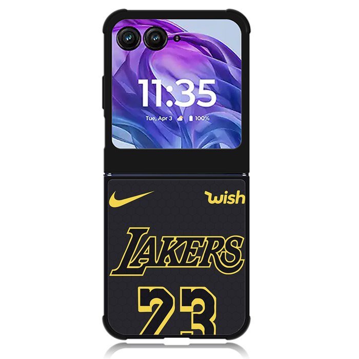 Lakers 23 LeBron Motorola Moto Razr 2024 , Moto Razr 50 Case