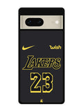 Lakers 23 LeBron Google Pixel 7 Case