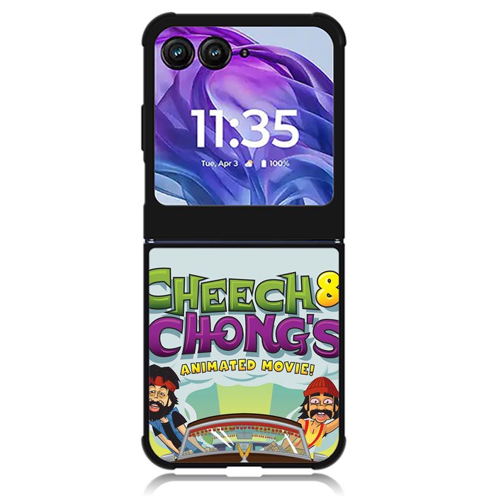 Cheech And Chong Animated Movie Motorola Moto Razr 2024 , Moto Razr 50 Case