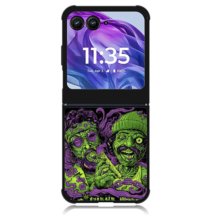 Cheech And Chong Marijuana Weed Motorola Moto Razr 2024 , Moto Razr 50 Case