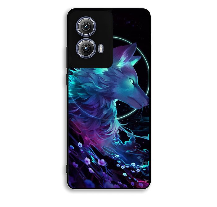 Cosmic Wolf of Galaxy Motorola Moto Edge 2024 Case FE0289