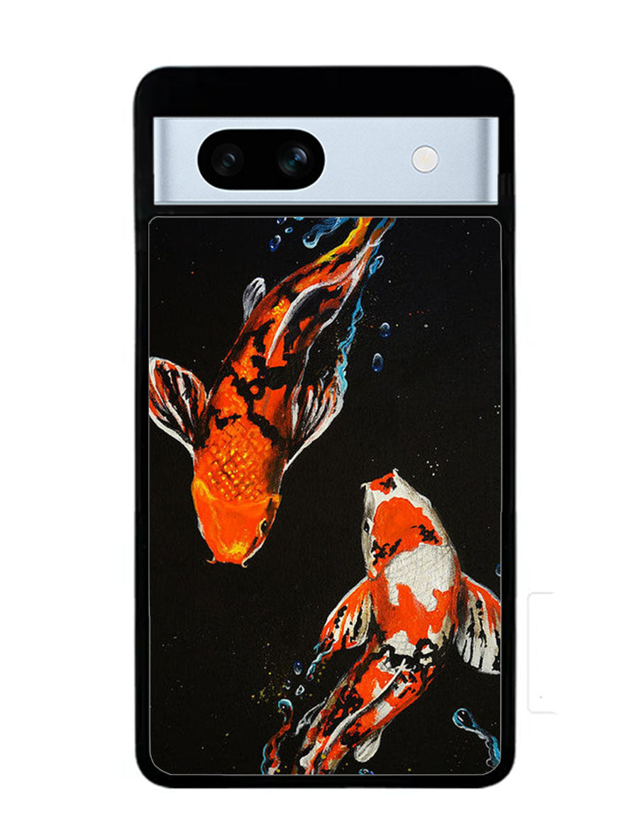 Koi Fish Watercolor Painting Google Pixel 7A Case